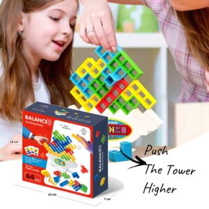 Tetris Tower Balance Game for Kids – Educational Stacking Toy for Family Fun, Montessori Gift for Boys & Girls