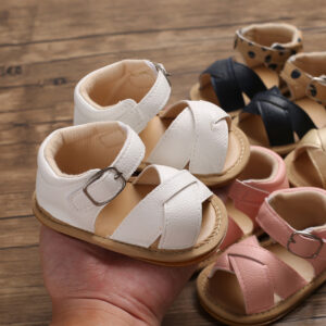 Adjustable Baby Sandals with Soft Sole & Anti-Slip Design – Safe & Comfy for Little Explorers