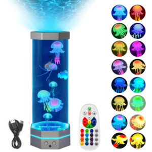 LED Jellyfish Lamp – 17 Colors & Remote Control for the Ultimate Relaxation Experience